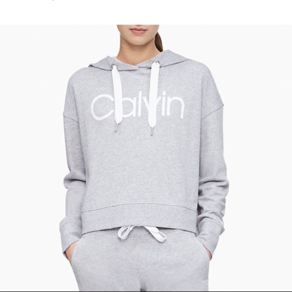 Calvin Klein hoodie grey size large